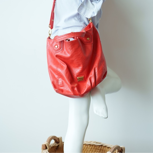 Marc by Marc Jacobs Sneaky Snake Franny Tote Orange - Picture 4 of 13